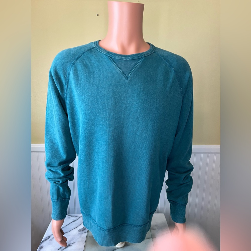 JCrew Slub sweatshirt in Teal